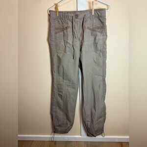 Women’s Nevada US2 cotton lace embroidery fly mid-rise convertible summer pant
